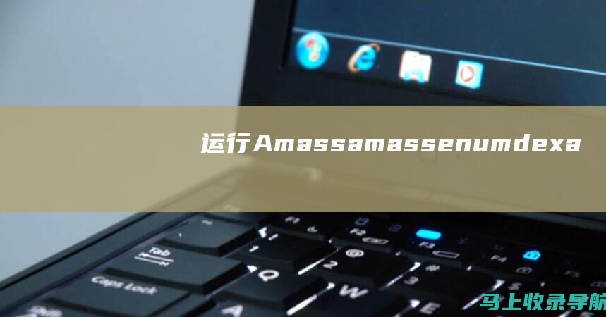 运行Amass： amass enum -d example.com