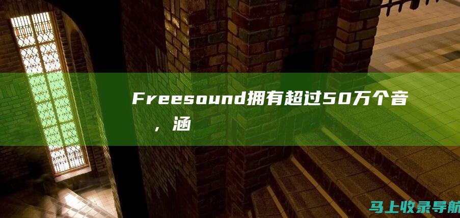 Freesound：拥有超过 50 万个音效，涵盖各种类别，包括环境音、动物叫声、音乐片段和声音效果。