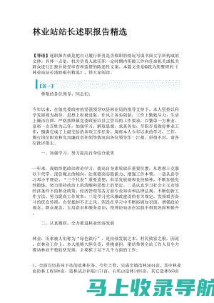 站长述职报告：重视用户反馈，提升网站质量，优化服务水平