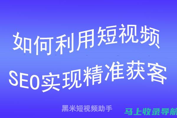 短视频SEO公司在不同领域的应用与成功经验分享