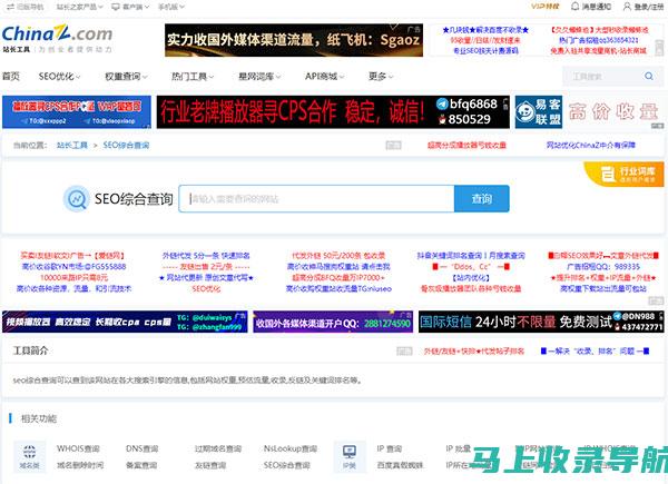 网站站长查询工具推荐：提升你的网络查询能力，发现隐藏信息