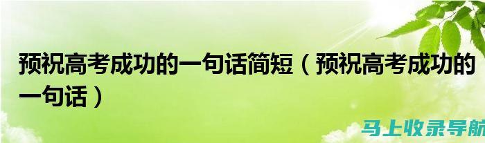 高考成功指南：如何快速找到查询成绩的登录入口