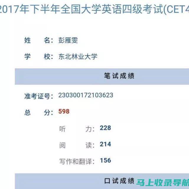 大学四级成绩查询官网：考试成绩查询的最佳实践与技巧