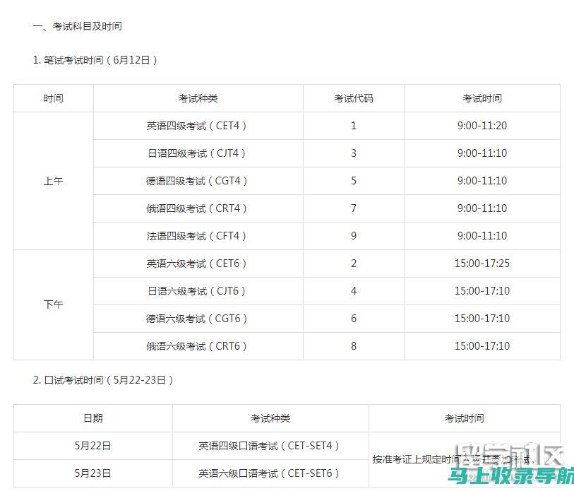 六级考试时间更新：2023年大学英语六级具体时间的最新消息