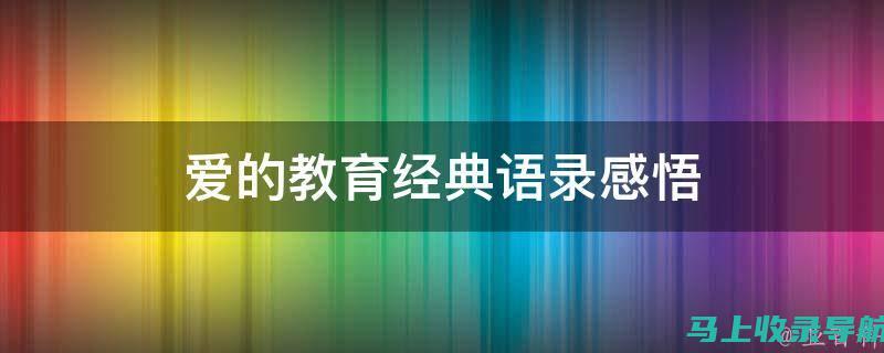 爱是教育的灵魂：深化对爱教育的理解