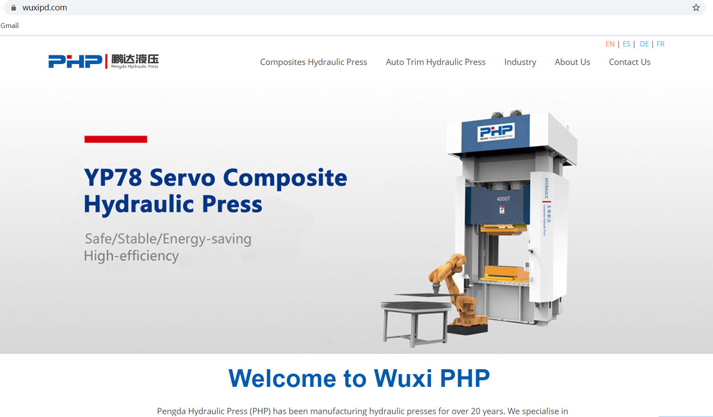 WuxiPD: Professional Hydraulic Press Machine Manufacturer